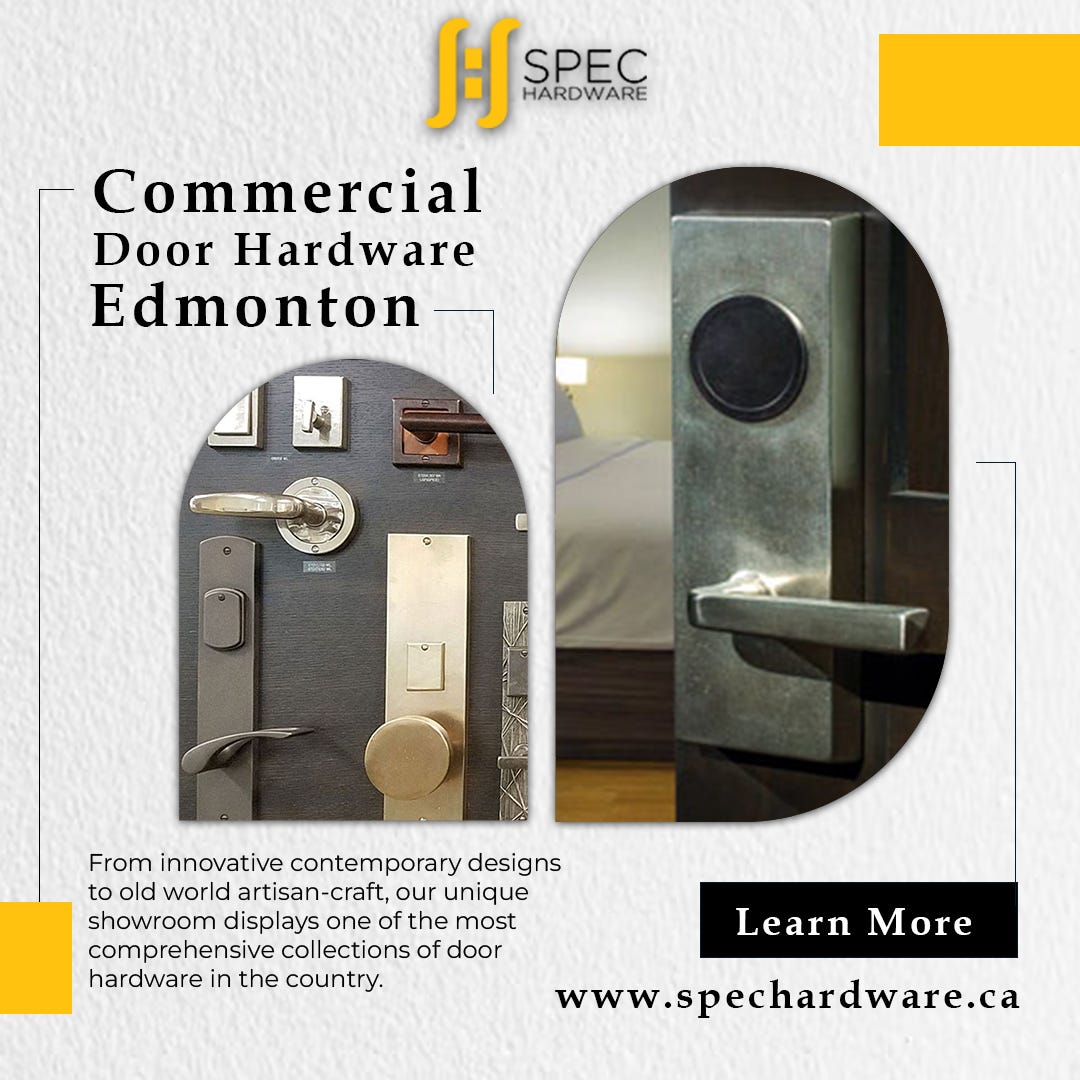Spec Hardware — Your OneStop Shop for Commercial Door Hardware in