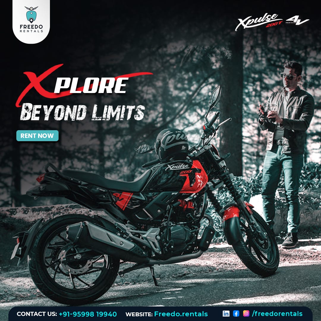 TwoWheeler Rent in Bangalore Accessible Rental Services by Freedo