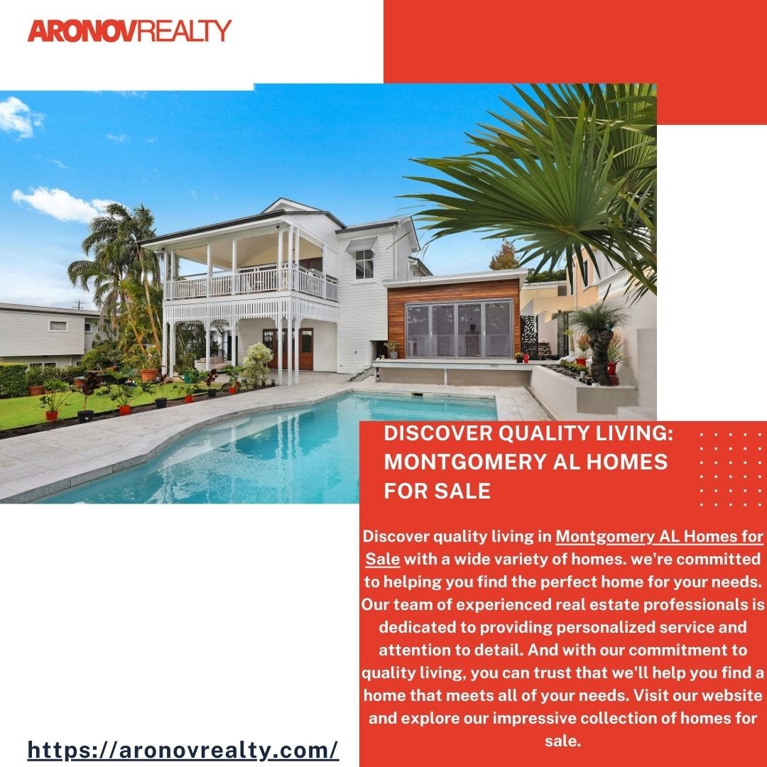 Prosperous Montgomery AL Homes For Sale Aronov Realty Medium