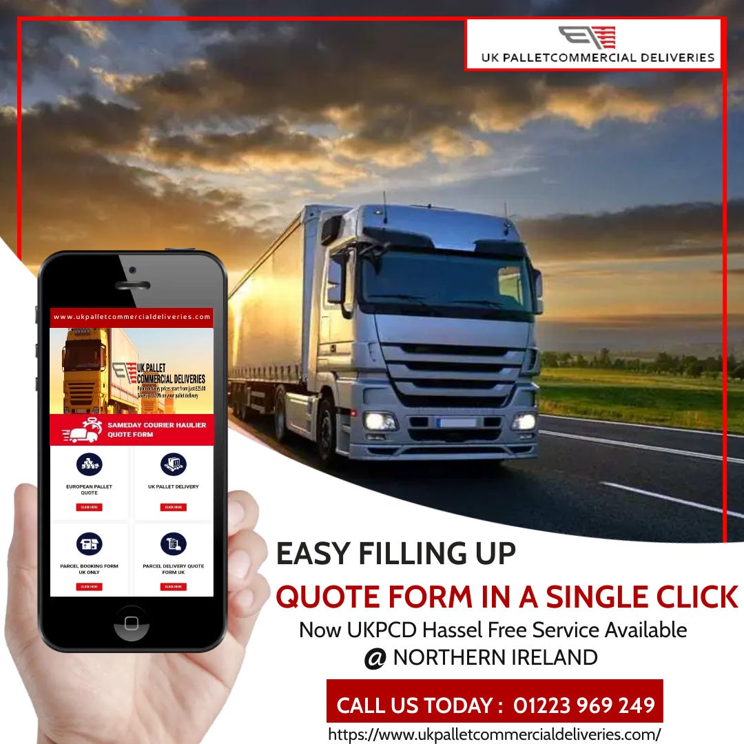 All you need to know about pallet delivery service in UK by Uk Pallet Commercial Deliveries