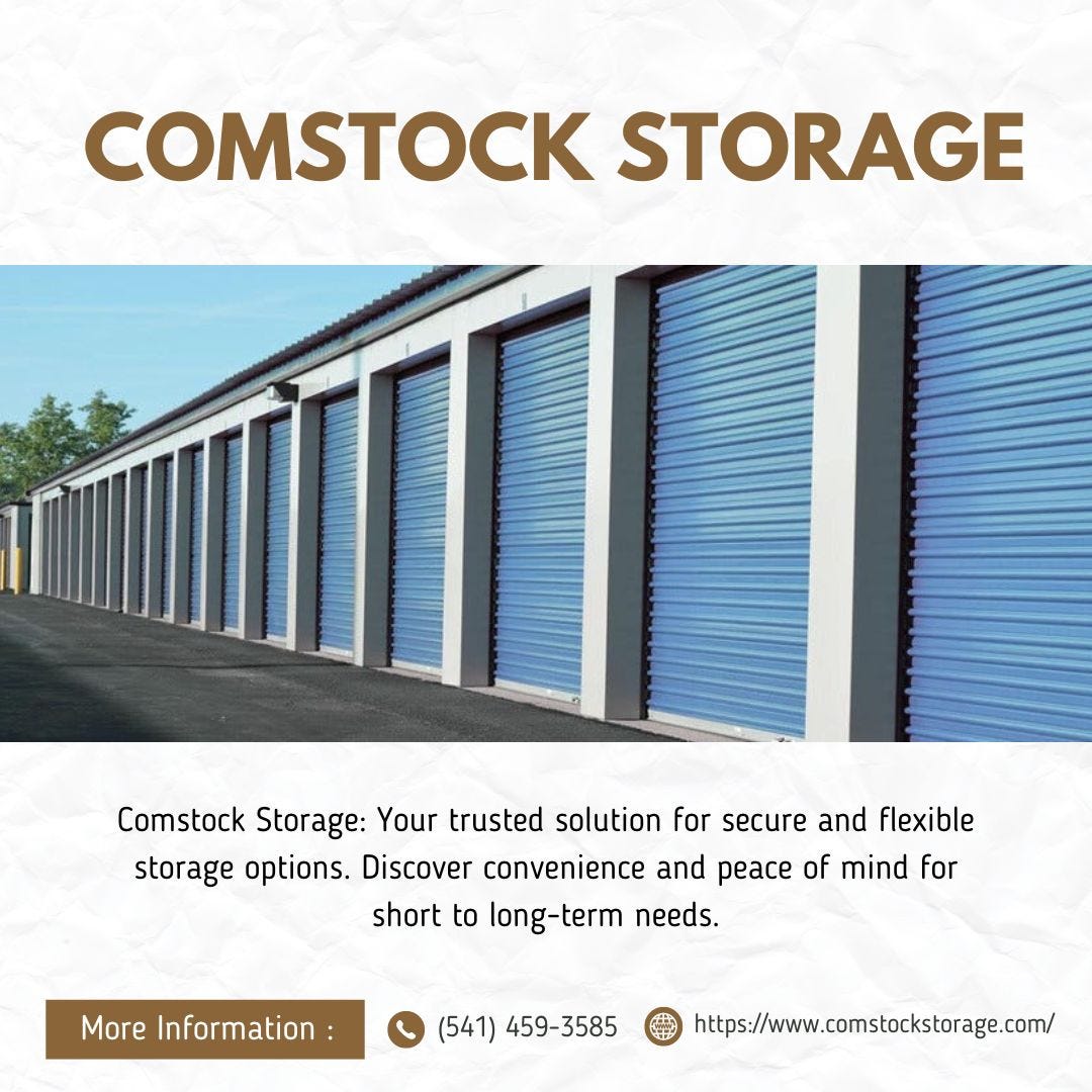 Cheap Storage Solutions Sutherlin Comstock storage Comstock Self