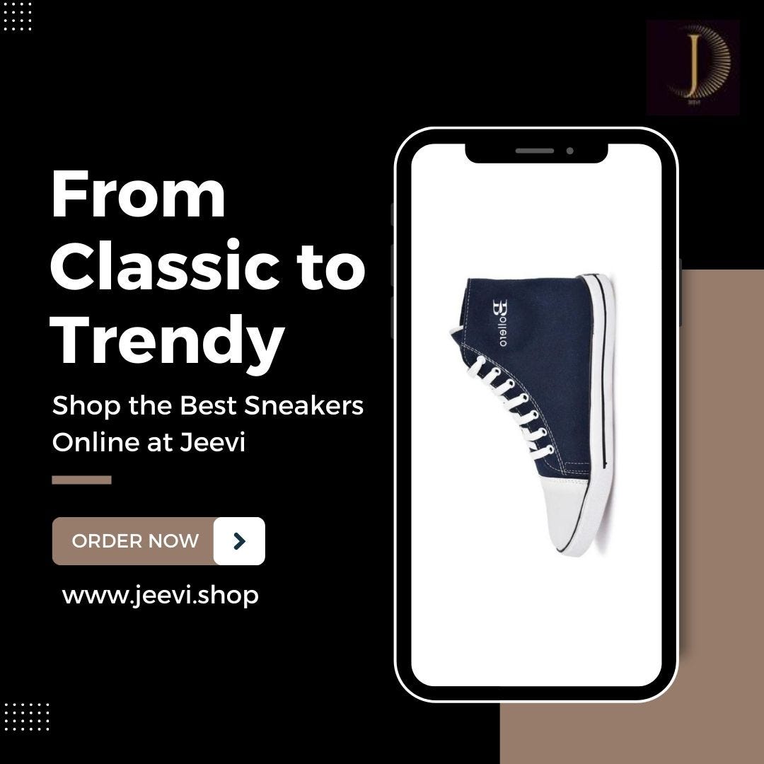 From Classic to Trendy Shop the Best Sneakers Online at Jeevi by