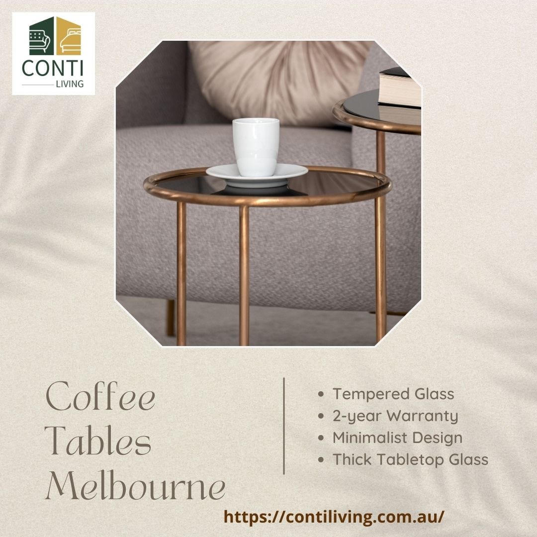 Coffee Tables Melbourne Bring the look and function to your Living