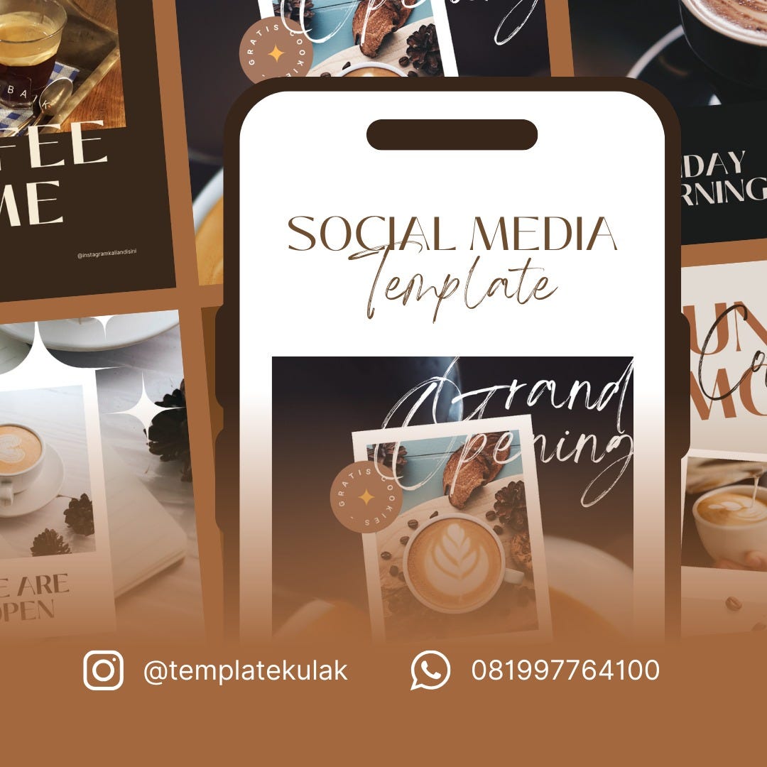 WA 081997764100 Jual template canva bagus Bandung by Jual Coffee
