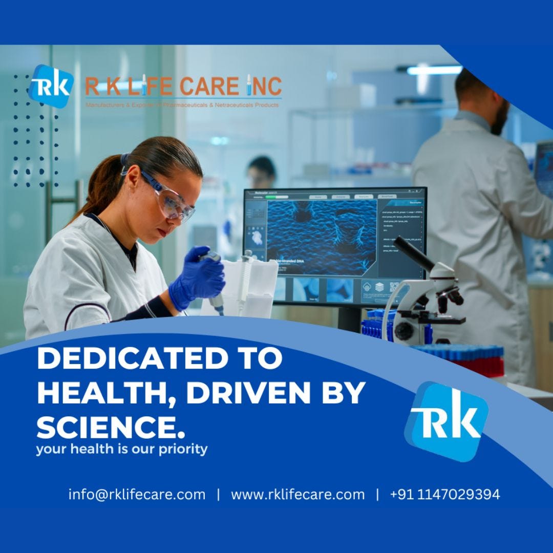 “RK Life Care is a Delhibased pharmaceutical companies that