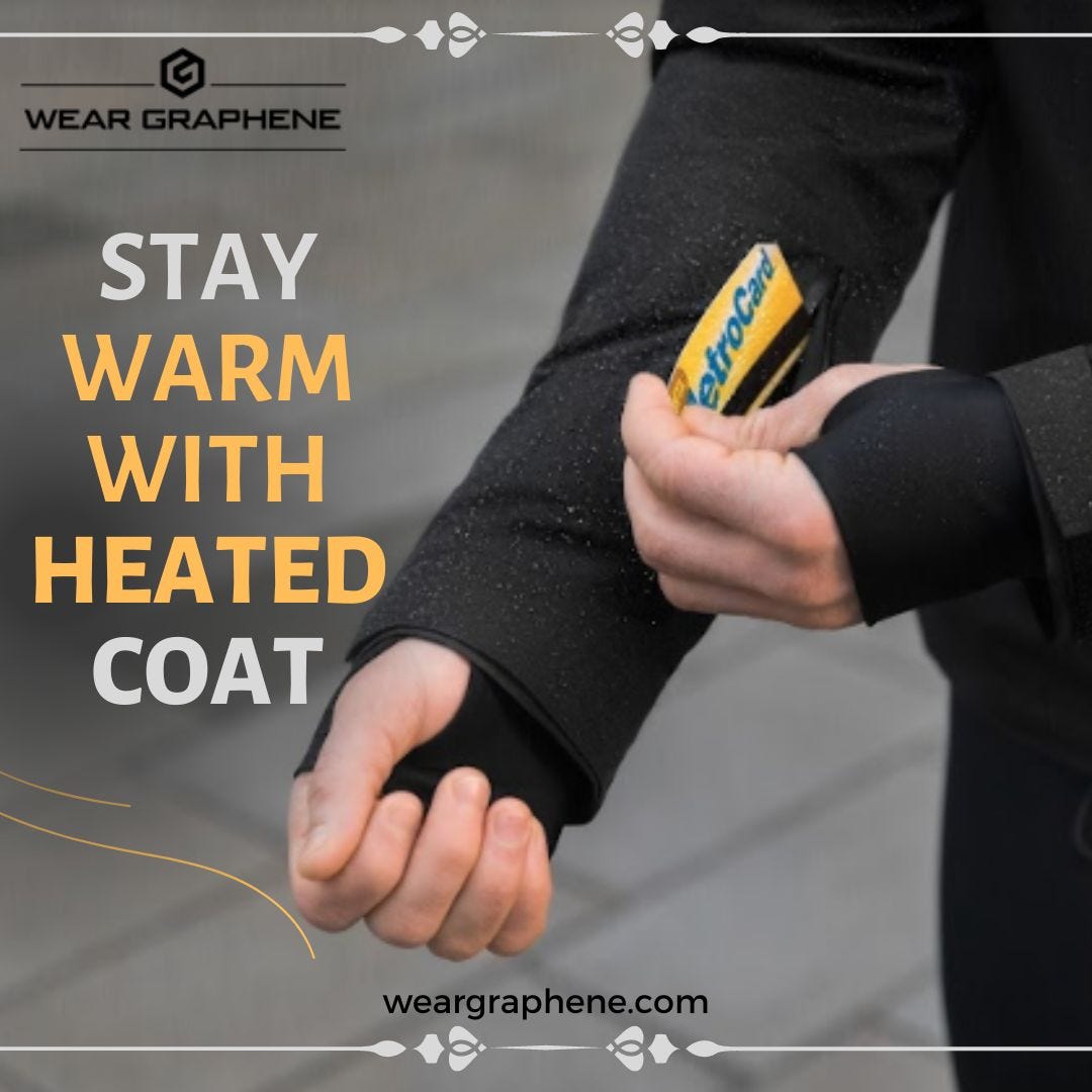 Stay warm with a Heated jacket Weargraphene Medium