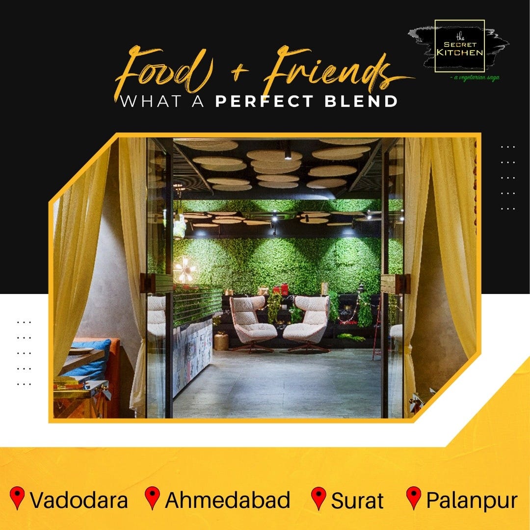 Best Luxurious Restaurants in Vadodara THE SECRET KITCHEN Akmedia