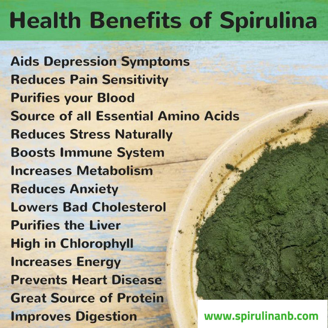 Organic SpirulinaSuper food. In this modernized and polluted world