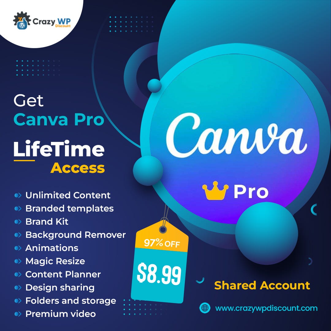 Canva Pro Unleash Your Creative Superpowers with Lifetime Access at 8