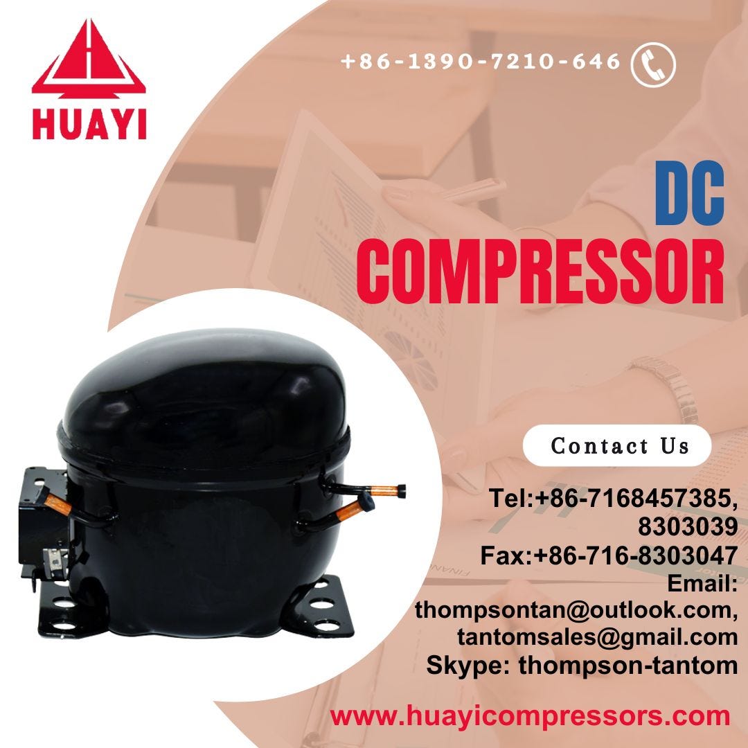 Choosing the Right Compressor for Your Water Cooler A Guide to DC by Huayi Compressors by