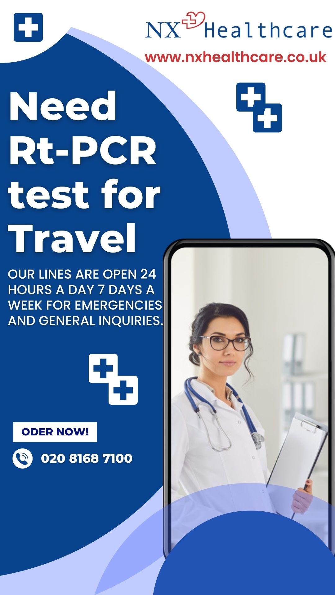 Need RtPCR test for Travel — NX Healthcare Nxhealthcare Medium