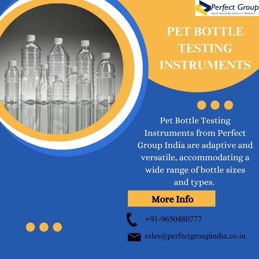 Pet bottle testing instruments Perfect Group India itnseo62 Medium