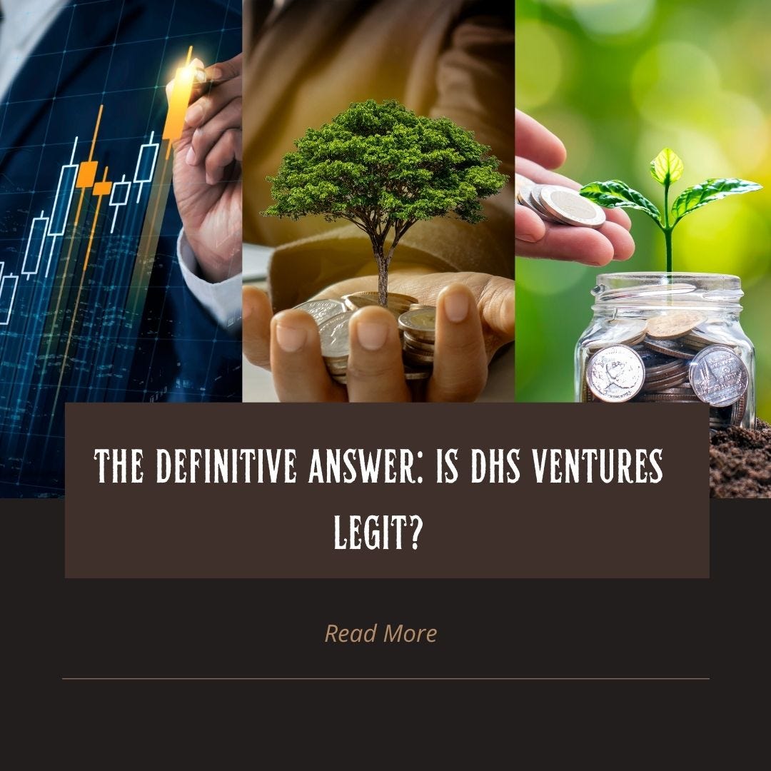 The Definitive Answer Is DHS Ventures Legit? by Fernando Aguirre