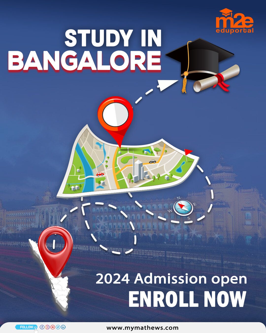 Study in bangalore 2024 Admissions Open Mymathews Eduportal Medium