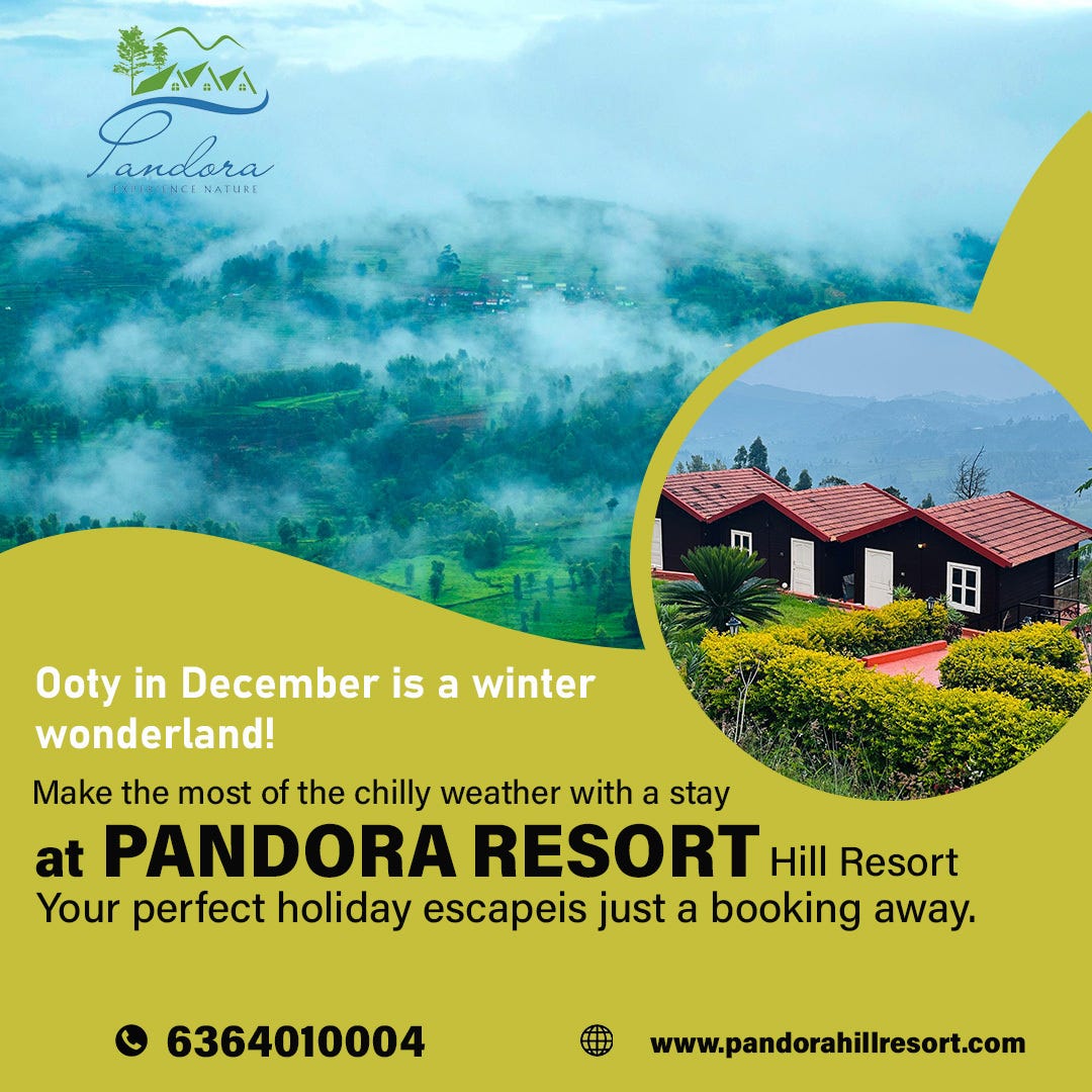 Unveiling Paradise Discover the Best Hotels in Ooty with Hill View at