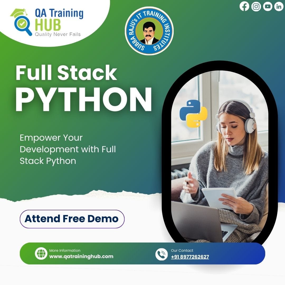 Full Stack QA with AI. At QA Training Hub, we are excited to… by Qatraininghub May, 2024