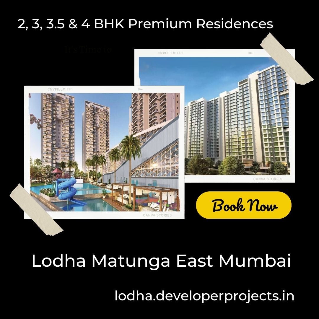 Lodha Matunga East Mumbai Find Your Freedom, At Affordable Rate by