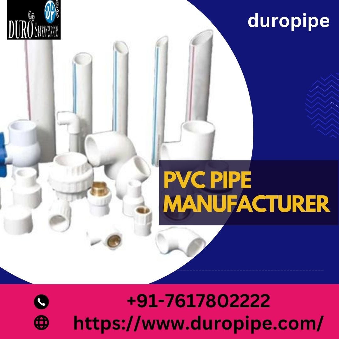 PVC pipe manufacturer duro pipe Medium