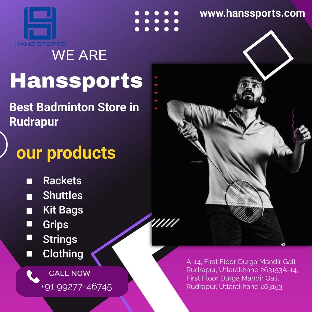 Best Badminton store Hans sports Medium