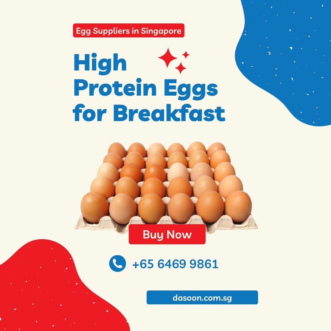 High Protein Eggs for Breakfast Dasoon SG Medium