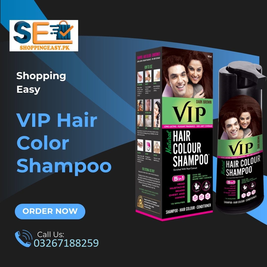 Vip Hair Colour Shampoo Review mazhar Medium