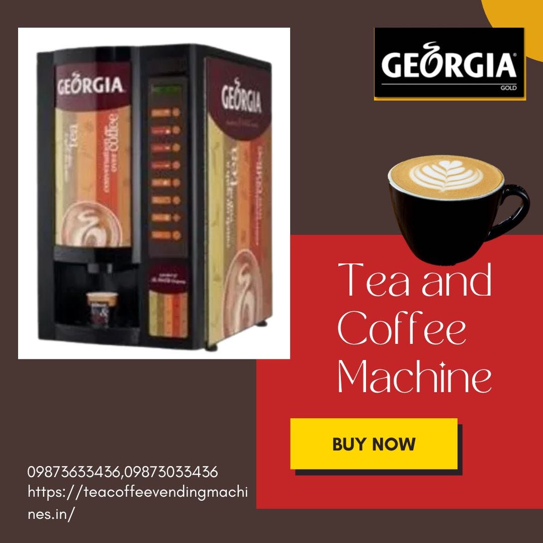 The Tea & Coffee Vending Machine For Customers by Tea Coffee Vending
