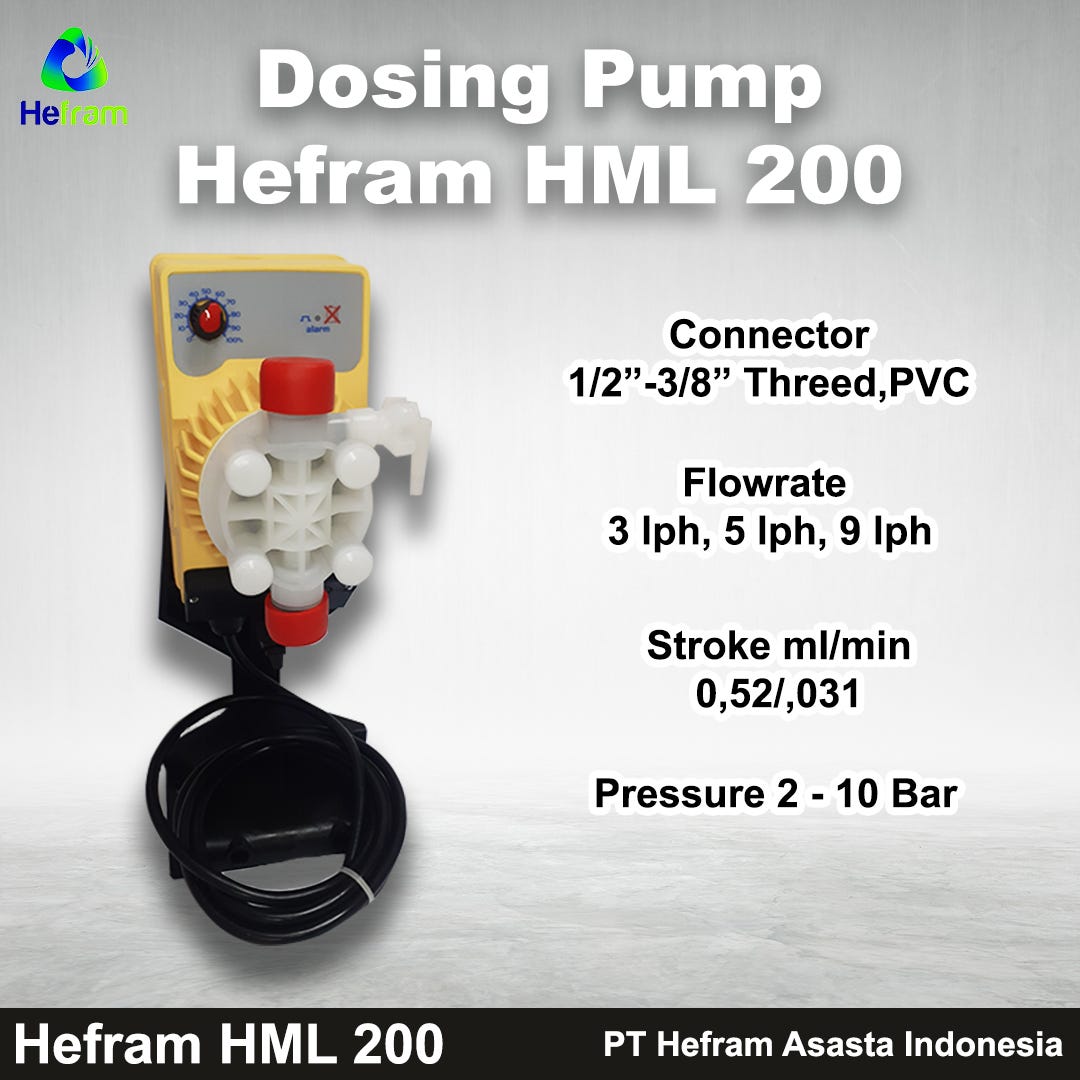 Dosing Pump Diagram — Hefram HML 200 Ikhsanhefram Medium