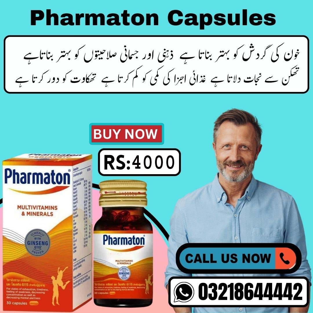 Pharmaton Capsules Price in Pakistan DarazPakistan.Pk Multivitamin