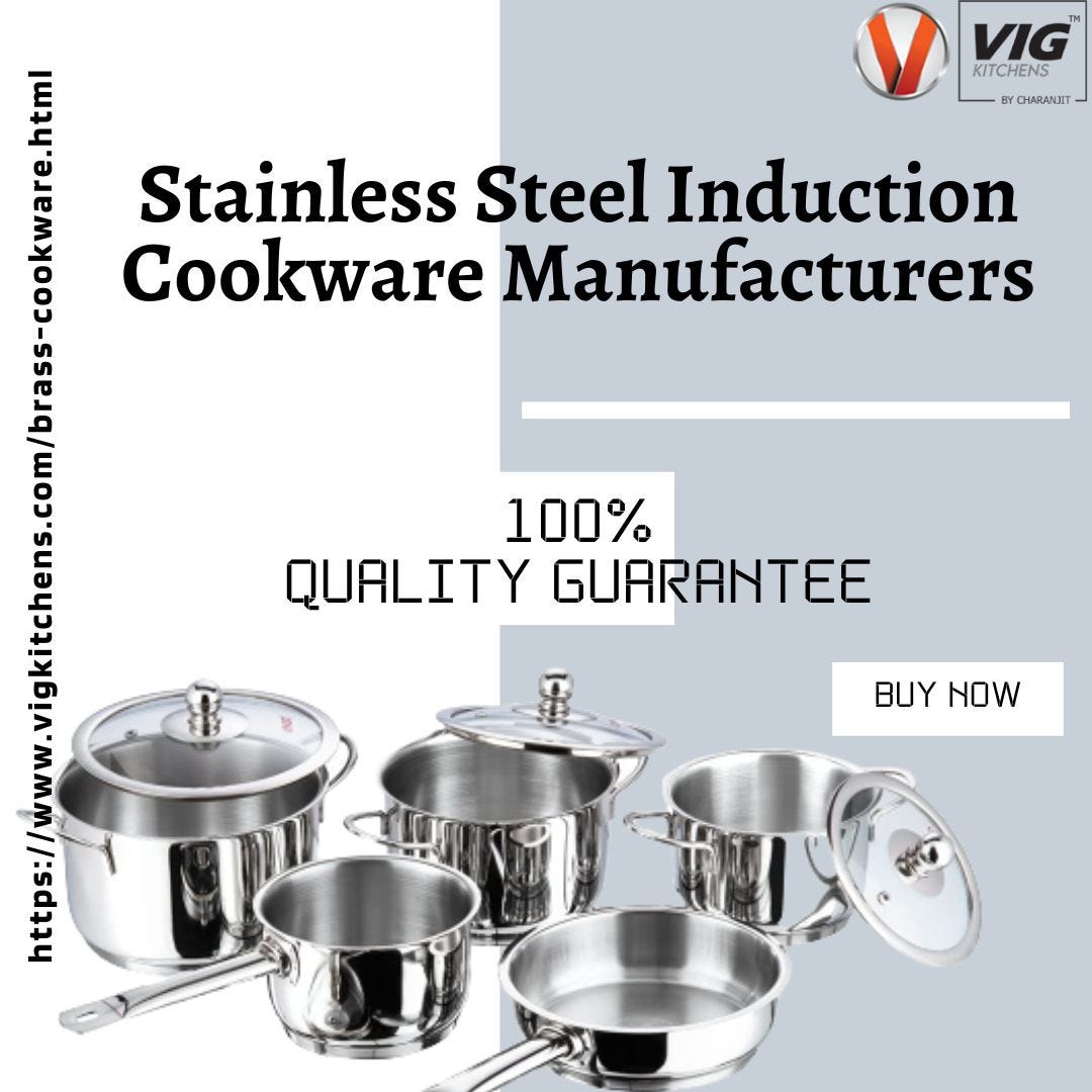 We’re the best stainless steel induction cookware manufacturer around