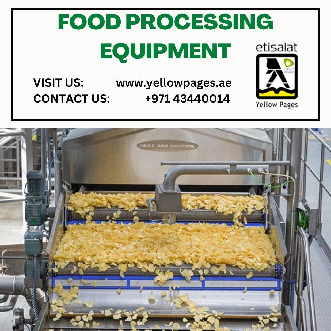 Food Processing Equipment Food Processing Machines in UAE Aisha