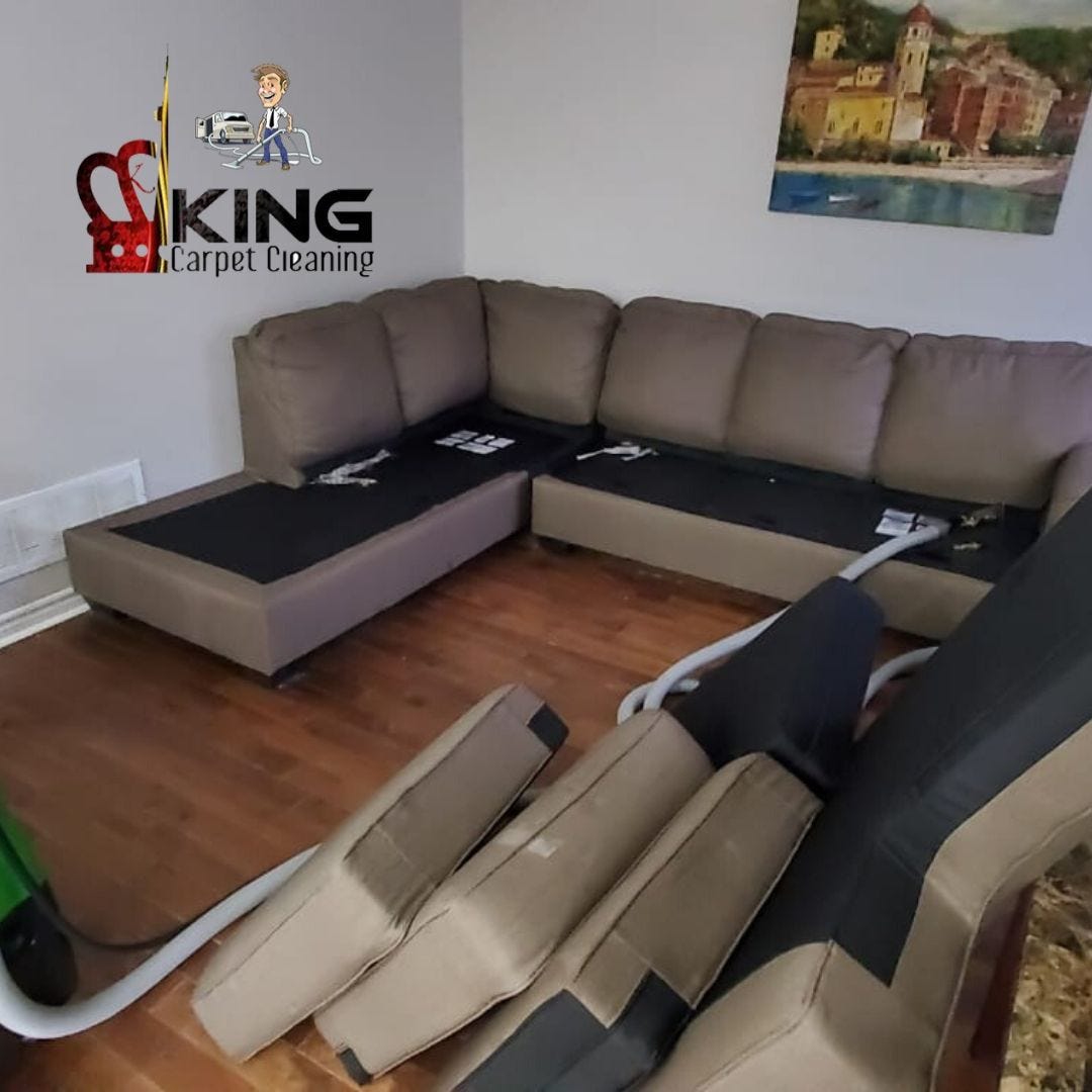 sofa shampoo in Brampton. Upholstered furniture is used… by Kings