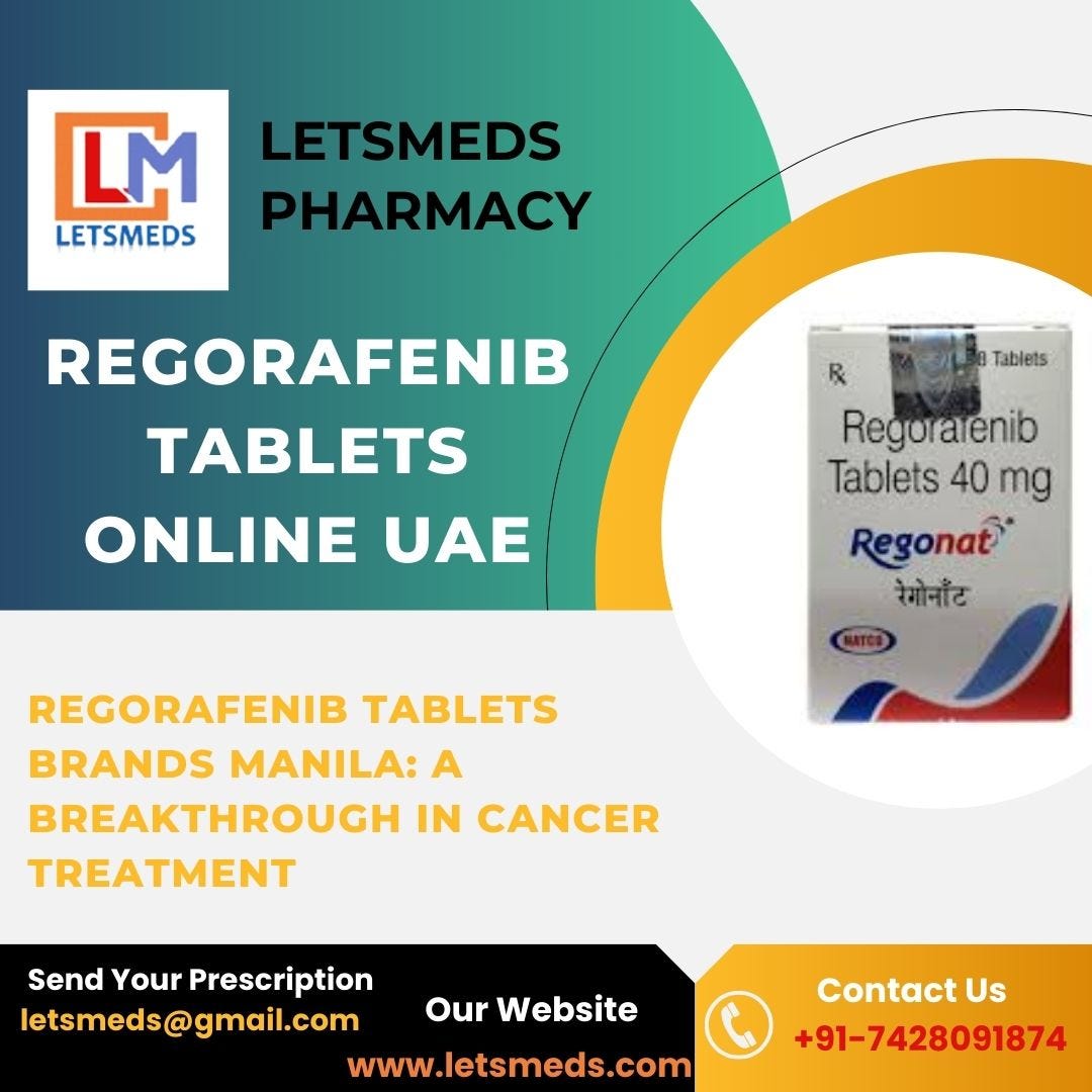 Indian Regorafenib 40mg Tablets Lowest Cost Philippines, USA, Dubai