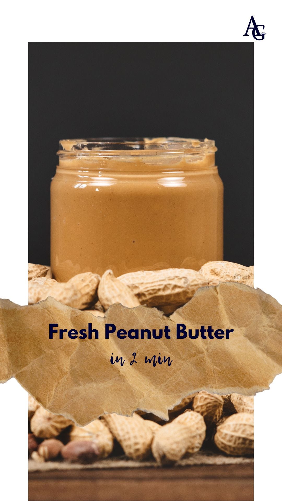 Fresh peanut butter in 2 minutes Avowal Greens Medium