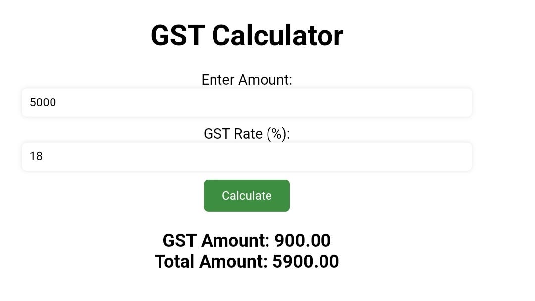 What is gst calculator? An online GST (Goods and Services Tax