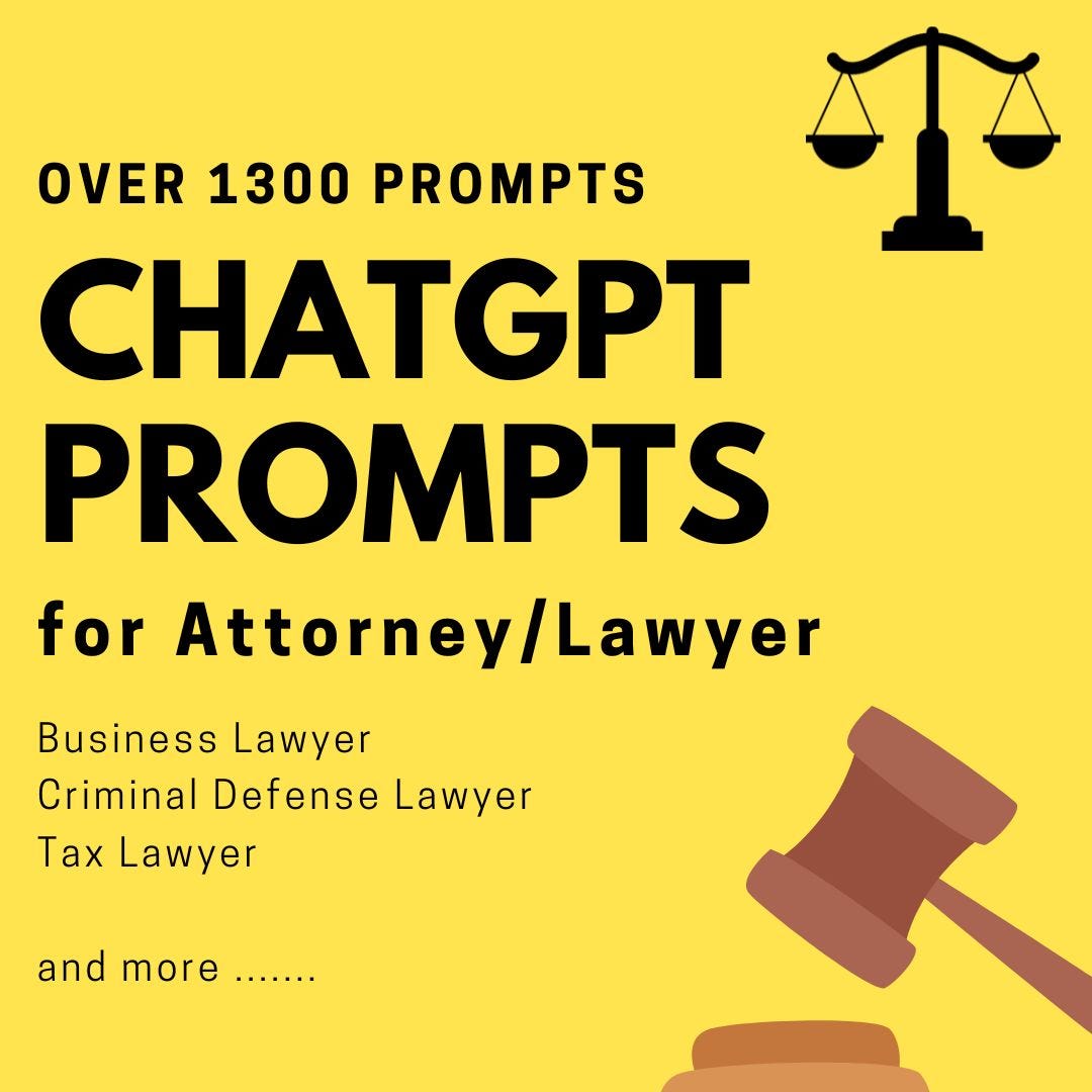 ChatGPT Prompts for Lawyers Empowering Legal Professionals in the