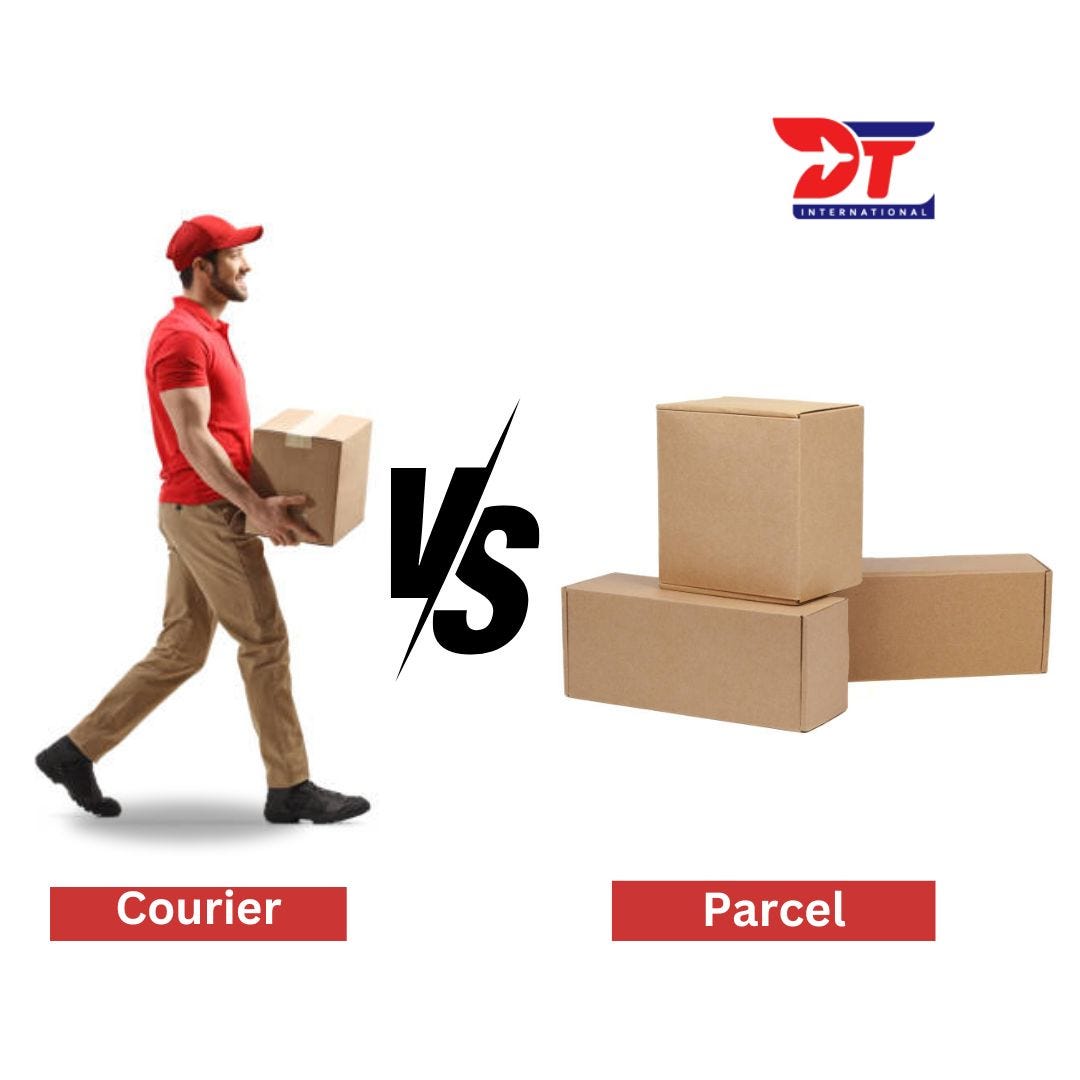 Difference Between Courier and Parcel by International courier