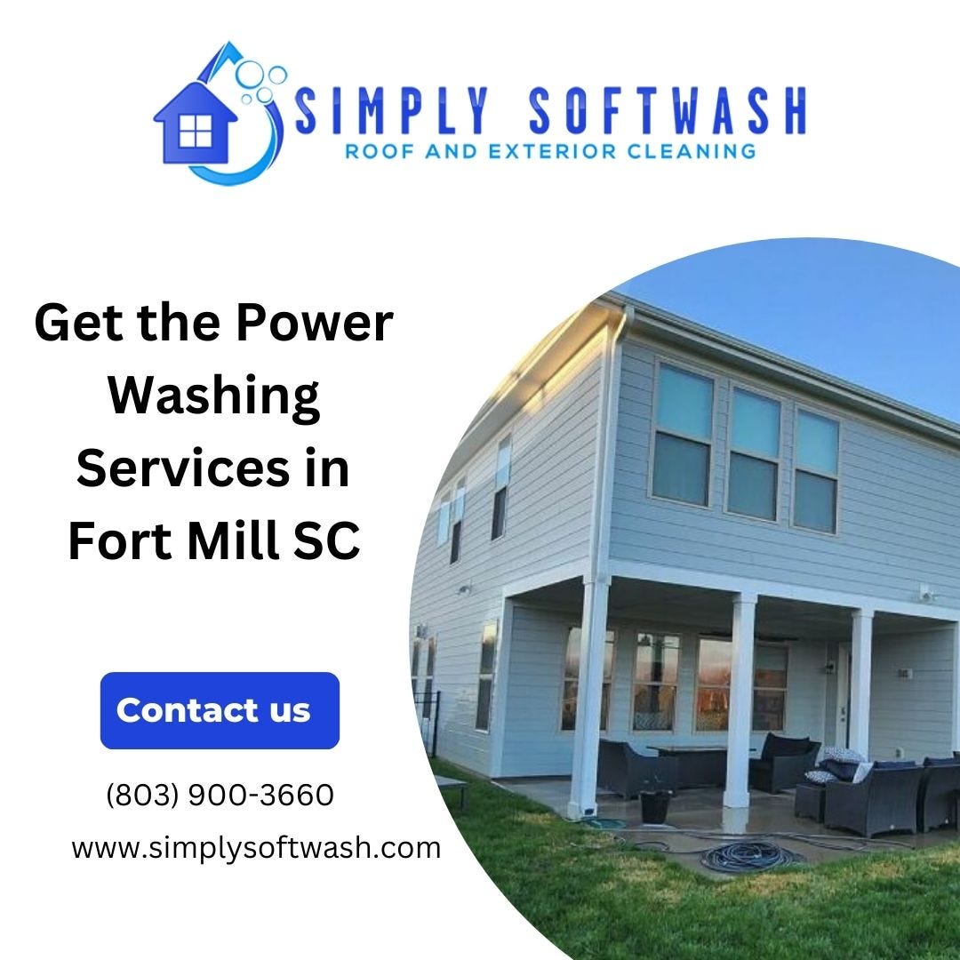 Get the Power Washing Services in Fort Mill, SC Simply Softwash Medium