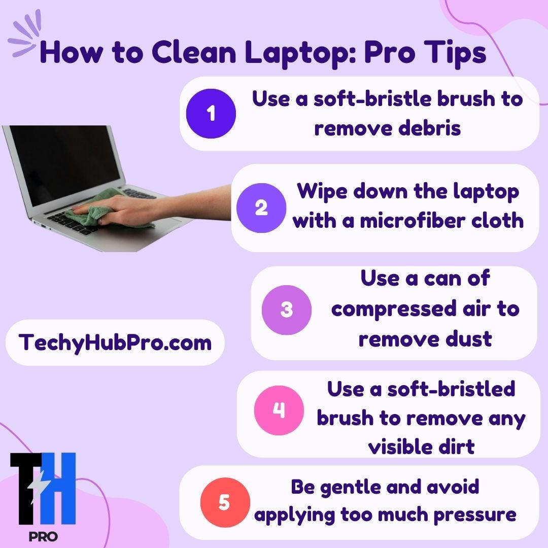 How to Clean Laptop Pro Tips and StepbyStep Guide TechyHubPro Medium