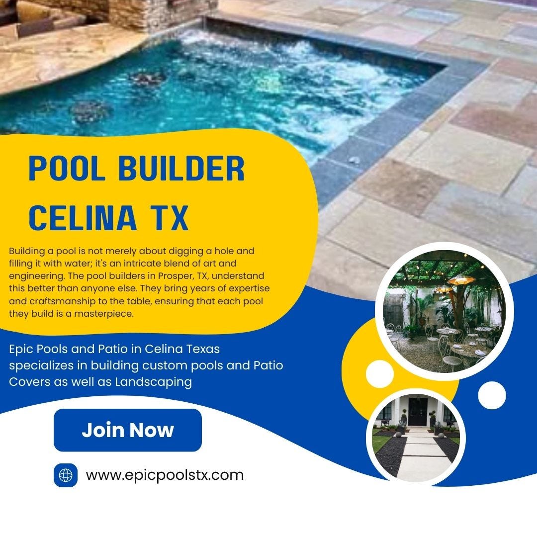 Pool Builder Celina TX. Pool Builder Celina TX by epic poolstx Dec