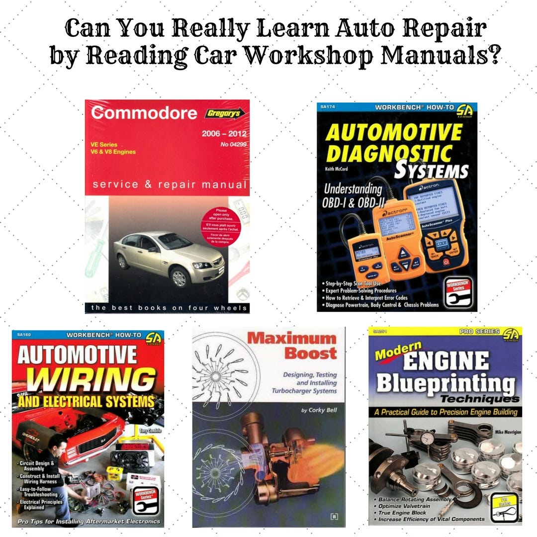 Can You Really Learn Auto Repair by Reading Car Manuals? by