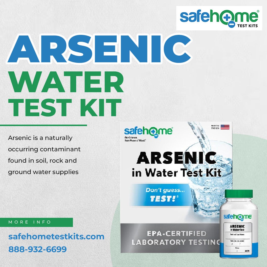 Safe Home® Arsenic Water Test Kit for Purity Assurance Safe Home