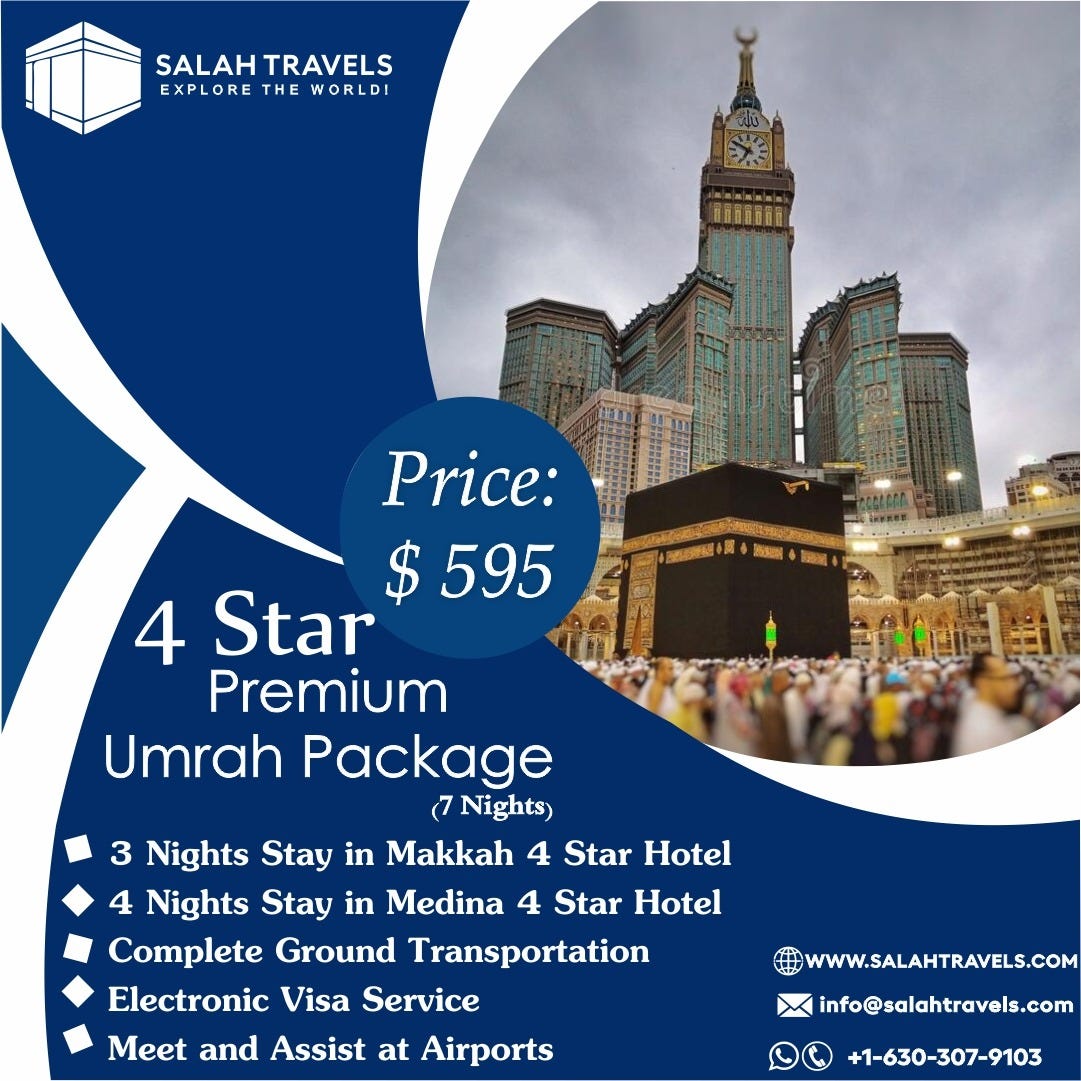 Experience the Ultimate Luxury with Our 4Star Deluxe Umrah Packages in