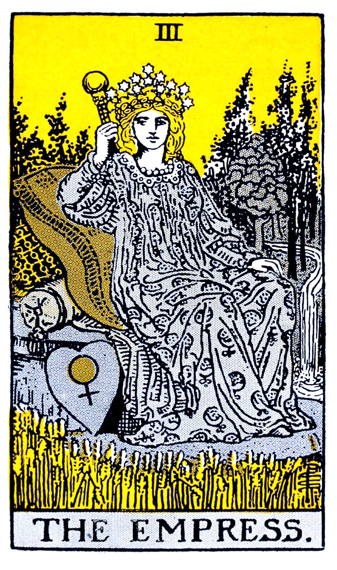 The Empress Tarot Card. The Empress Tarot card number 3 in the… by