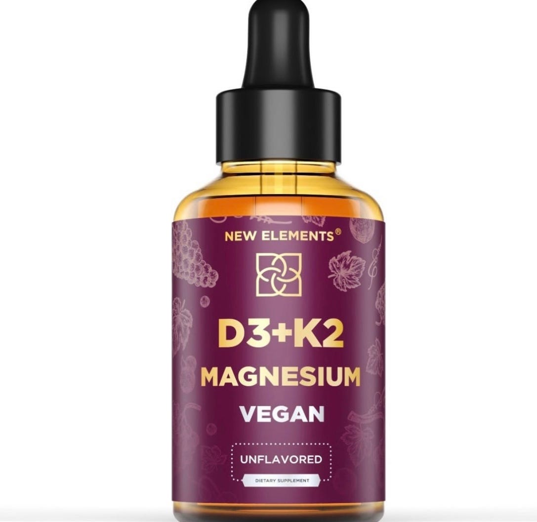Liquid D3 + K2 Supplement With Magnesium The Synergy for Enhanced