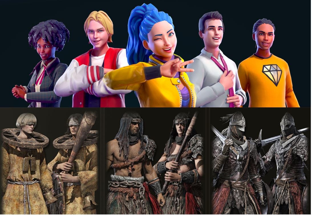 What video game character creation predicts about the metaverse by
