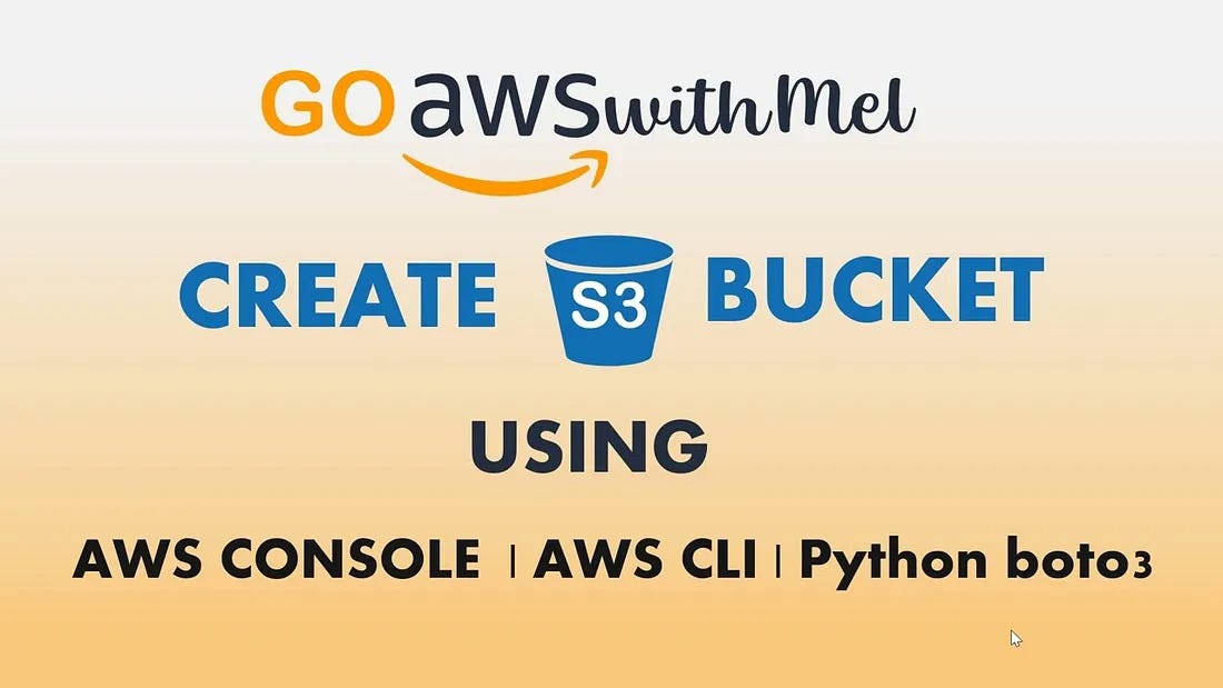 Guide Uploading Objects to an S3 Bucket Using CLI and API
