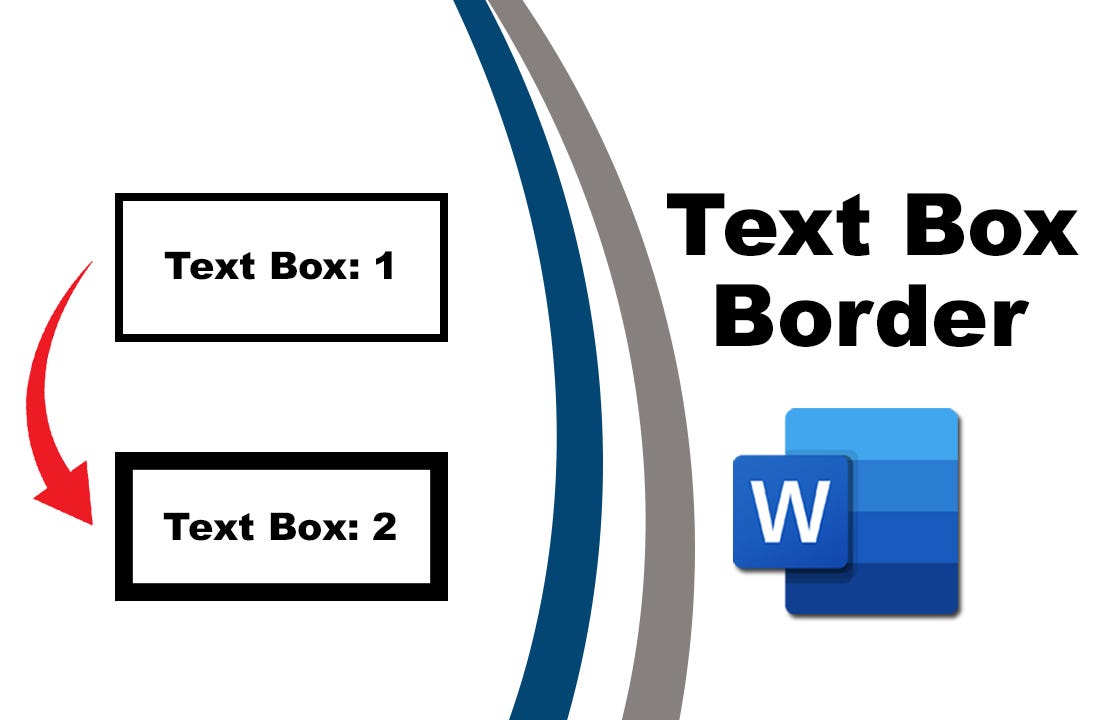 How to change Text Box Border thickness in Microsoft Word Shapon Shekh Medium