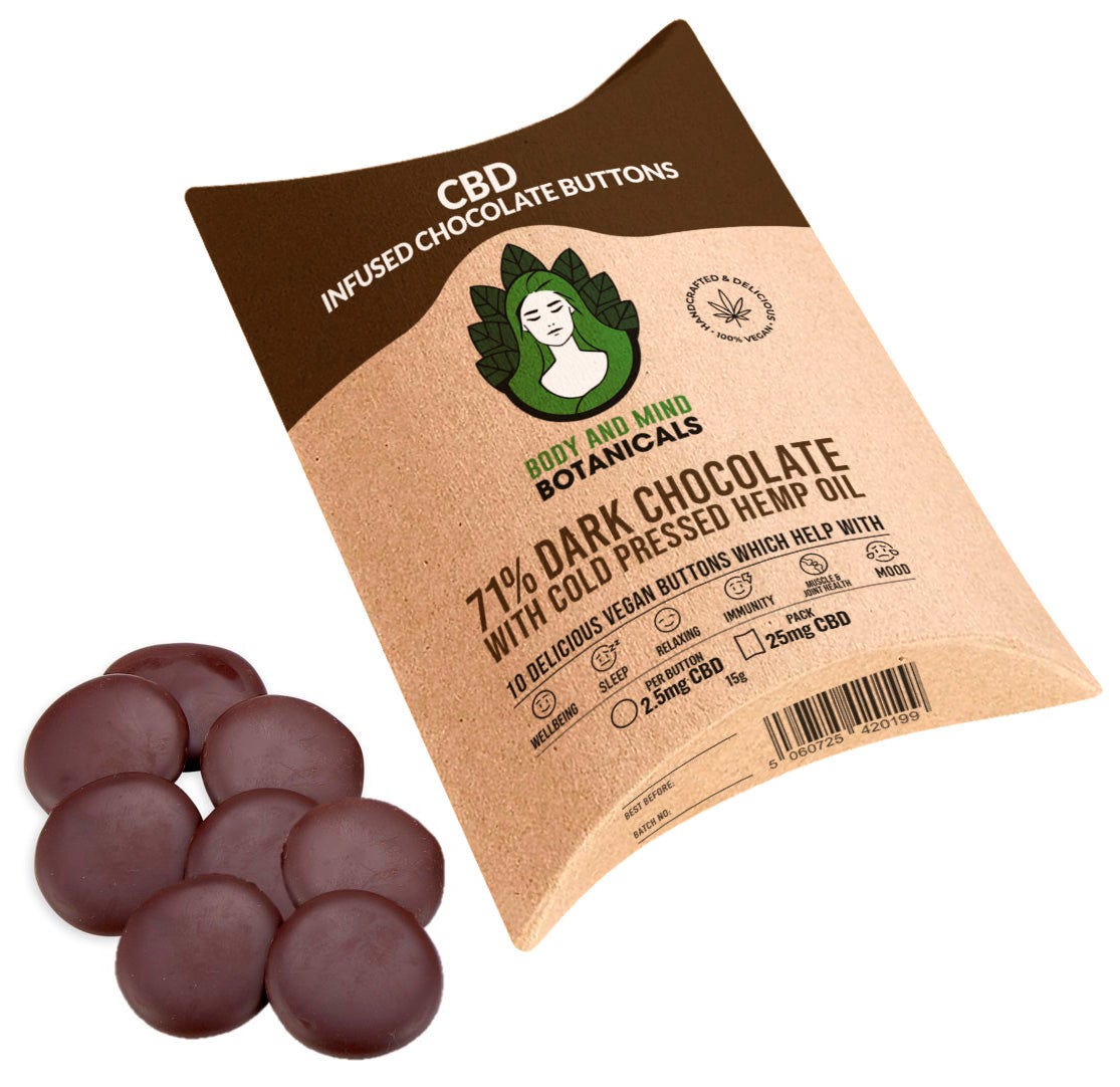 CBD CHOCOLATE Body and Mind Botanicals Medium