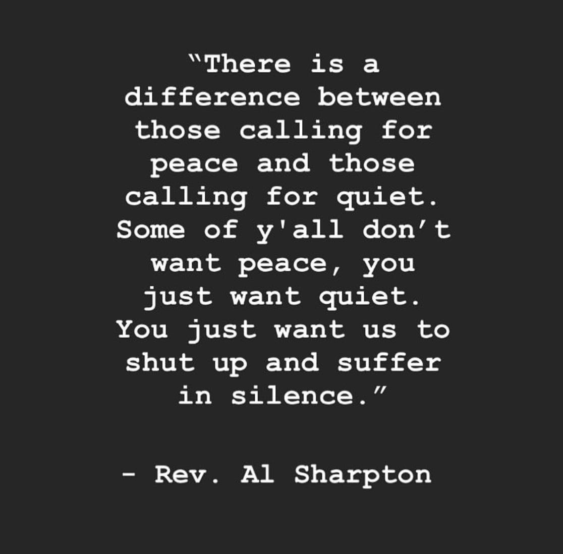 We Hear Your Silence. “There is a difference between those… by JoAnne