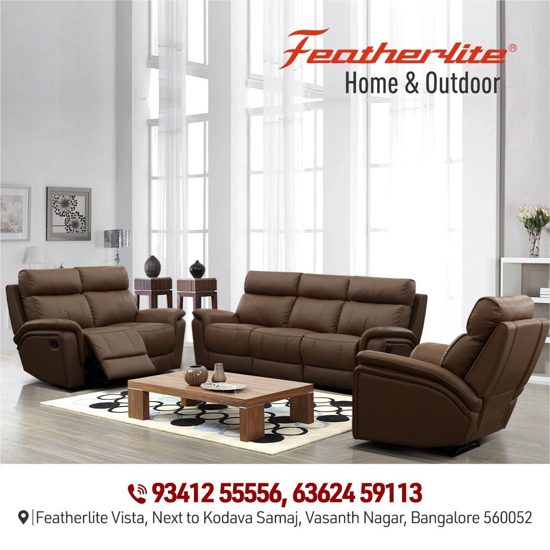 Featherlite Living Home Furniture Store in Bangalore Sharmajiaman